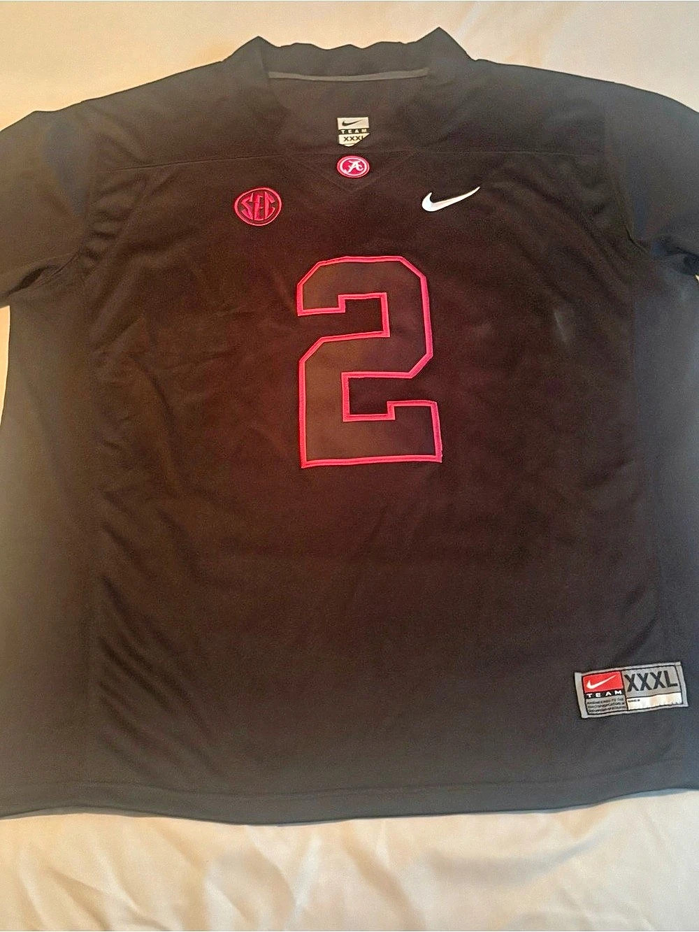 Nike Derrick Rose #2 Chicago Bulls Men's Black & Red XXXL Jersey